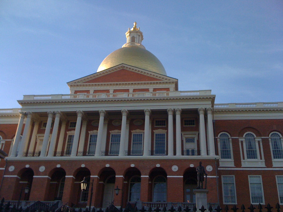 MA State House with gold dome